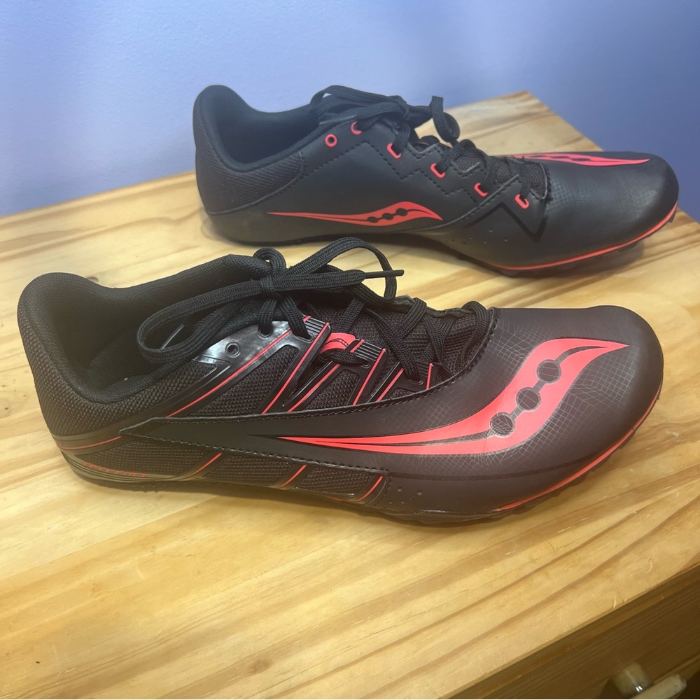 Saucony Mens Spitfire Synthetic Track Shoes Sz 11
